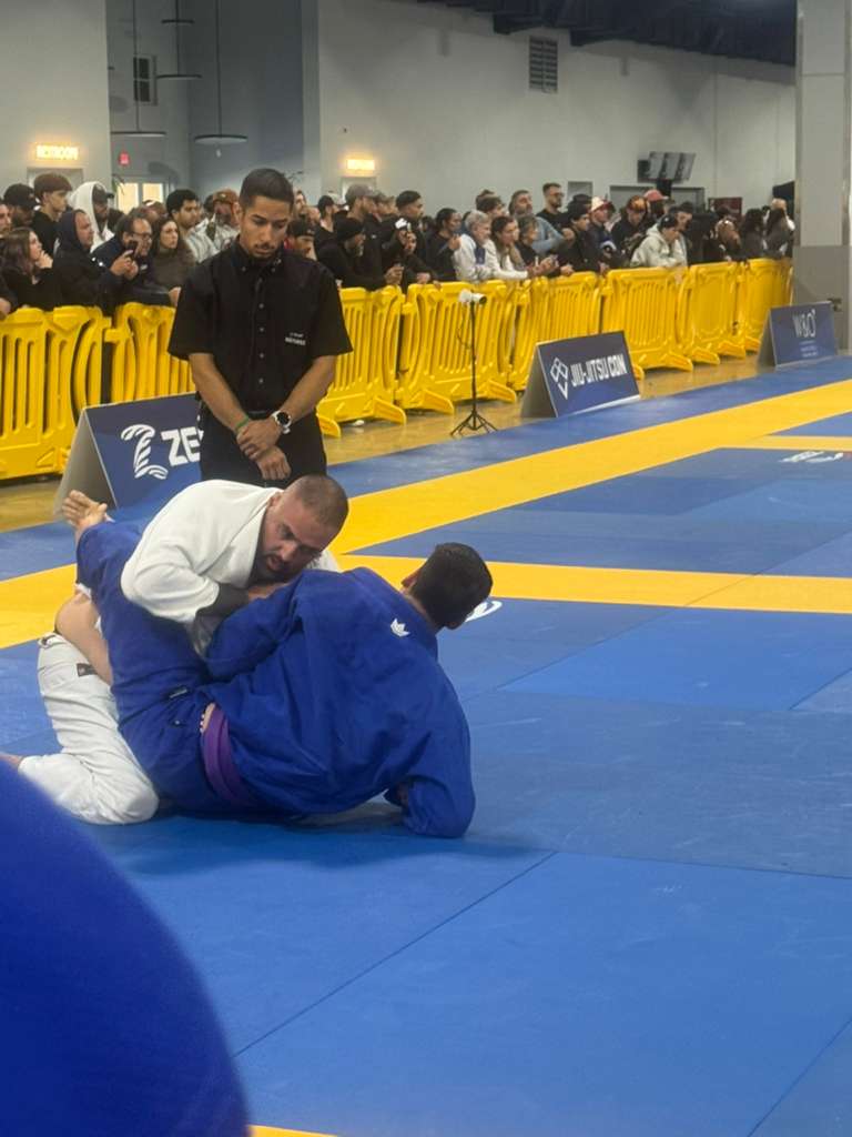 ATT West Pines student competing in a BJJ tournament
